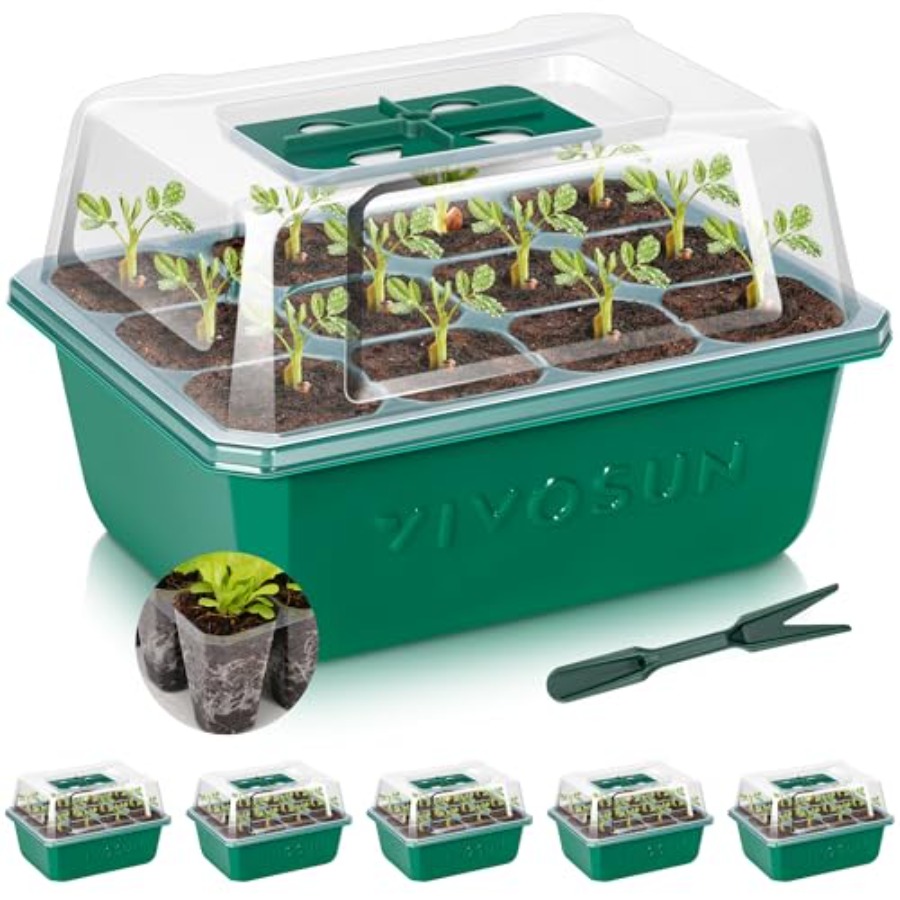 6er-Pack Anzuchtbox, 72-Zellen – Dome Propagation Kit Bewertung und Preis